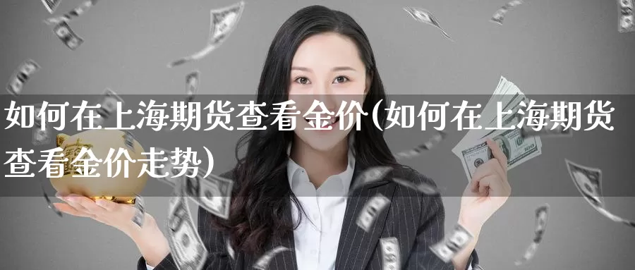 如何在上海期货查看金价(如何在上海期货查看金价走势)_https://www.hbcwei.com_国际期货行情_第1张