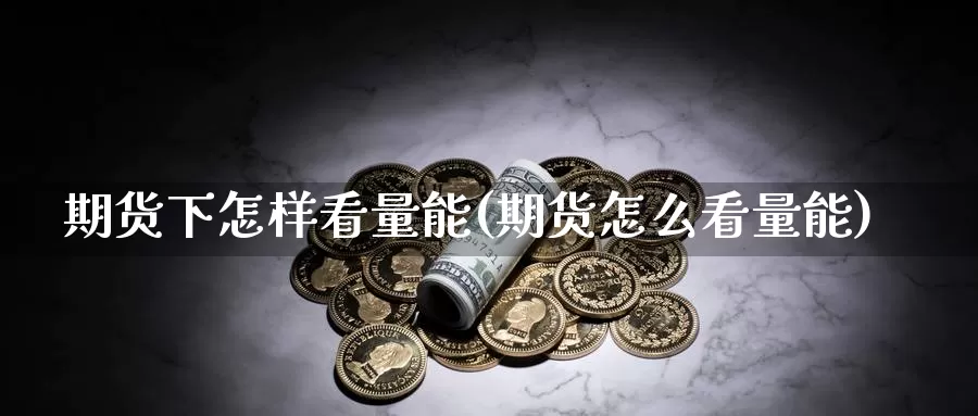 期货下怎样看量能(期货怎么看量能)_https://www.hbcwei.com_国际期货行情_第1张